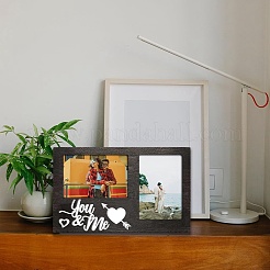 Двойные фоторамки из мдф AJEW-WH0424-007