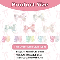 Кабошоны из прозрачной смолы&nbsp;RESI-YW0005-43