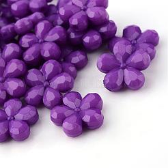 Непрозрачные акриловые бусины SACR-Q128-05