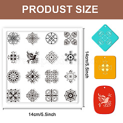 Коврик с текстурой силиконовой глины&nbsp;AJEW-WH0447-022