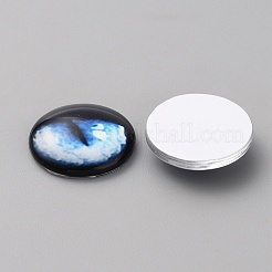 Cabochons en verre&nbsp;GLAA-WH0033-75F-08