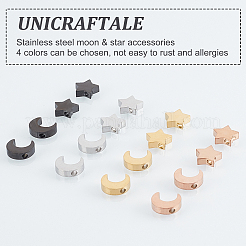 16 шт. 8 стиля вакуумного покрытия PVD из нержавеющей стали 304&nbsp;STAS-UN0024-05