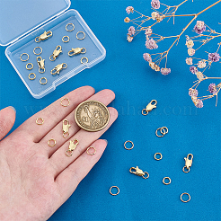 30 шт. 3 стиля соединительных колец из латуни и нержавеющей стали 304&nbsp;FIND-ME0001-80