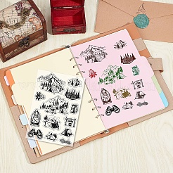 Individuelle transparente Stempel aus PVC-Kunststoff&nbsp;DIY-WH0439-0036