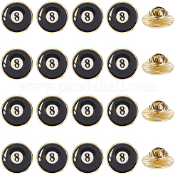 20 Stück Sport-Emaille-Anstecker&nbsp;JEWB-SC0001-62E
