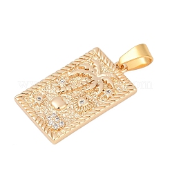 Латунь с подвесками из фианита KK-Q096-12G