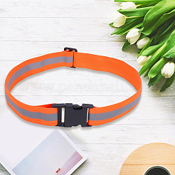 1 ceinture extensible réfléchissante en polyester&nbsp;AJEW-CN0005-26B