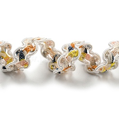 Волнистая кружевная отделка из полиэстера&nbsp;OCOR-K007-03A