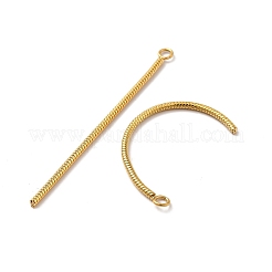 Pendentifs à gros pompon en acier inoxydable 201 avec placage sous vide PVD&nbsp;STAS-I695-01G