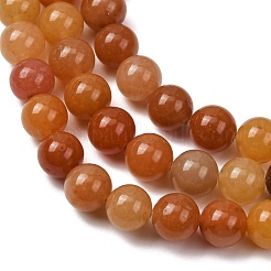 Chapelets de perles en aventurine rouge naturelle&nbsp;G-H067-A02-10MM