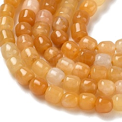 Chapelets de perles en jade topaze naturelle&nbsp;GG-CBAC70A-A01