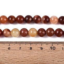 Natürliche goldene Seidenjadeperlenstränge&nbsp;G-Q601-13A-05