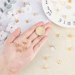 Фурнитура для сережек-гвоздиков из нержавеющей стали 304 STAS-UN0016-76G