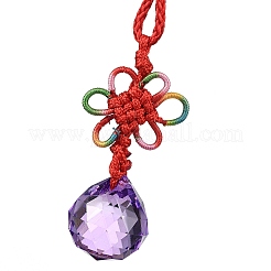 Boules rondes en verre à suspendre&nbsp;HJEW-Z006-01B