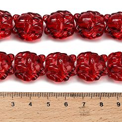 Прозрачные стеклянные бусины EGLA-H110-02