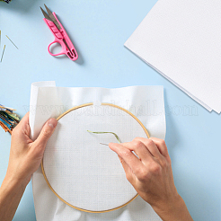 Ткань для вышивки крестиком из хлопка плотностью 14 карат. DIY-WH0021-13A