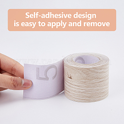 Самоклеящаяся бумага из ПВХ с текстурой дерева DIY-WH0632-19B-01