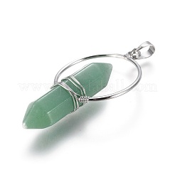 Натуральная зеленая авантюринная проволока&nbsp;G-L520-I04-P