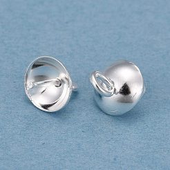 304 нержавеющая сталь чашечка жемчужные штифты булавки подвески STAS-H410-19S-B