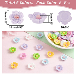 Кабошоны из непрозрачной смолы&nbsp;CRES-AR0001-28