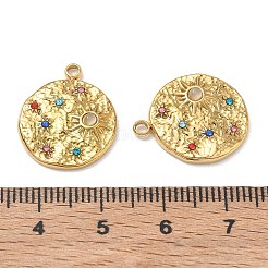 Colgantes de rhinestone de acero inoxidable 304&nbsp;SA-CBA7876-17G