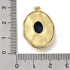 Подвески из натурального лазурита ограненные овальные KK-U072-19G