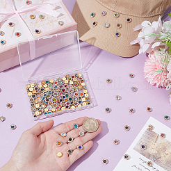 192 шт. 24-х цветные пришивные стразы RB-GA0001-07