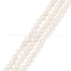 3 нить бусин из натурального культивированного пресноводного жемчуга&nbsp;PEAR-TA0001-32