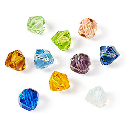 10 perle en verre imitation cristal autrichien&nbsp;GLAA-TADJ0001-11