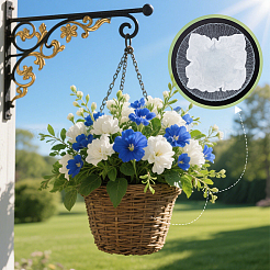 Coton absorbant à fleurs carrées&nbsp;DIY-WH0308-821B