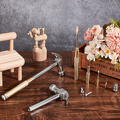 Набор латунных и железных молотков&nbsp;TOOL-WH0030-07G