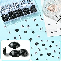 280 Stück Augen- und Nasen-Cabochons aus Kunststoff zum Basteln&nbsp;DIY-CJ0002-94
