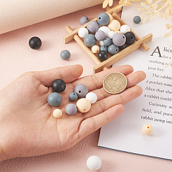 150шт 15 стиля силиконовые бусины SIL-TA0001-30