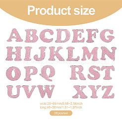 26 буква ткань гладить/пришивать нашивки&nbsp;PJ-TAC0004-04F