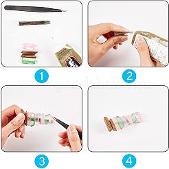 Гальванические природный кварц нитей кристалл бисера G-AR0001-01