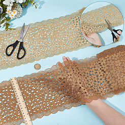 10 ярд 2-х цветных полиамидных нитей кружевные ленты DIY-GA0008-89