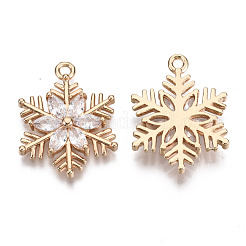 Рождественские латунные микро проложить кубические циркониевые звенья соединители&nbsp;KK-R111-009-B01