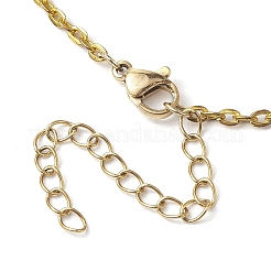 Ожерелья с подвесками из сплава с эмалью на морскую тематику NJEW-JN04818