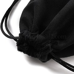 Bolsas de terciopelo para guardar joyas con cordón&nbsp;ABAG-P013-02D-01