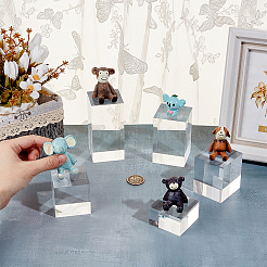 5 pedestal de exhibición de acrílico de 5 estilos para joyería&nbsp;ODIS-BC0001-20B