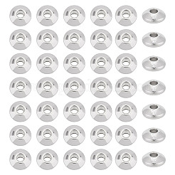 100 шт. разделительные бусины из нержавеющей стали 304&nbsp;STAS-UN0054-15