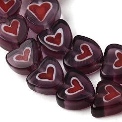 Ручной работы Lampwork бисера нити&nbsp;LAMP-H073-03