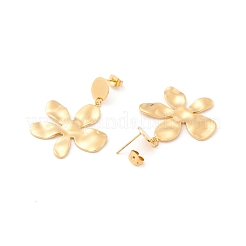 Orecchini a bottone in acciaio inossidabile 304&nbsp;EJEW-M208-06G