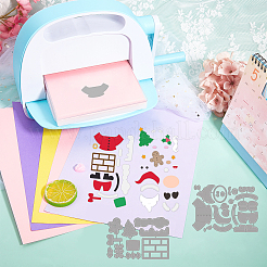 Рождественская тема трафареты для резки углеродистой стали DIY-WH0309-1201