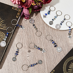 10 комплект брелоков из сплава в тибетском стиле&nbsp;KEYC-CP0001-30