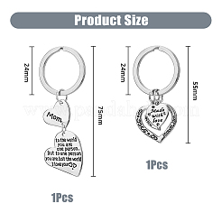 2шт брелок из сплава 2 стилей&nbsp;KEYC-HY0001-03
