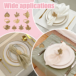 20 шт. 10 стиля железных колец для салфеток&nbsp;DIY-GO0002-94