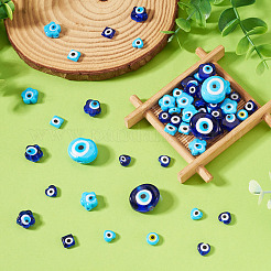 68 pièces 10 styles perles de chalumeau faites à la main&nbsp;LAMP-TA0002-71