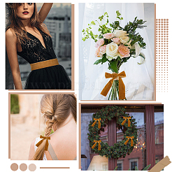 1 рулон блестящей односторонней бархатной ленты OCOR-CY0002-21C