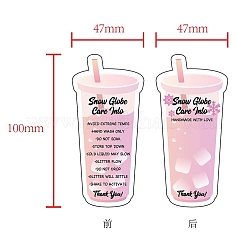 Инструкция по уходу за бумажным стаканчиком для льда&nbsp;LS-AJEW-WH0077-013